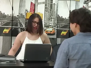 Busty boss Itzal knows how to get the most out of innocent rookies